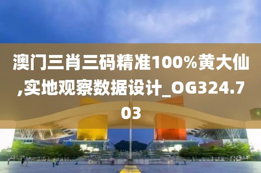 澳門三肖三碼精準100%黃大仙,實地觀察數(shù)據(jù)設(shè)計_OG324.703