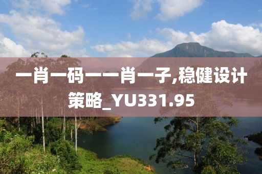 一肖一碼一一肖一子,穩(wěn)健設(shè)計(jì)策略_YU331.95