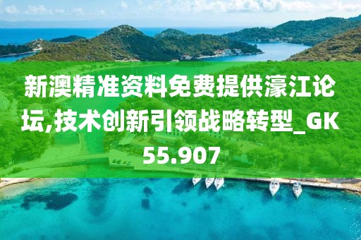 新澳精準(zhǔn)資料免費提供濠江論壇,技術(shù)創(chuàng)新引領(lǐng)戰(zhàn)略轉(zhuǎn)型_GK55.907
