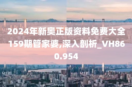 2024年新奧正版資料免費(fèi)大全159期管家婆,深入剖析_VH860.954