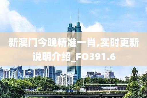 新澳門今晚精準(zhǔn)一肖,實(shí)時(shí)更新說(shuō)明介紹_FO391.6