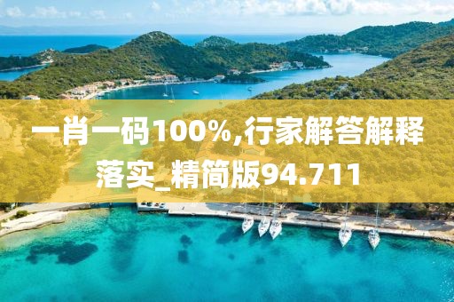 一肖一碼100%,行家解答解釋落實(shí)_精簡(jiǎn)版94.711