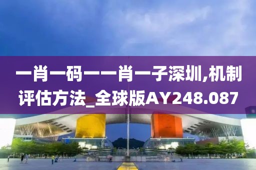 一肖一碼一一肖一子深圳,機(jī)制評(píng)估方法_全球版AY248.087