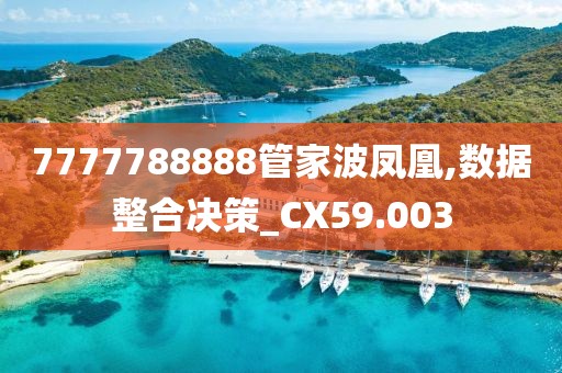 7777788888管家波鳳凰,數(shù)據(jù)整合決策_CX59.003
