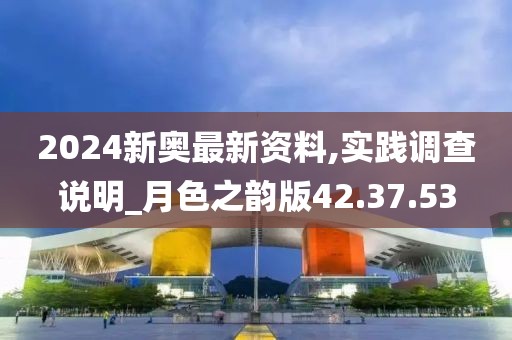 2024新奧最新資料,實踐調(diào)查說明_月色之韻版42.37.53