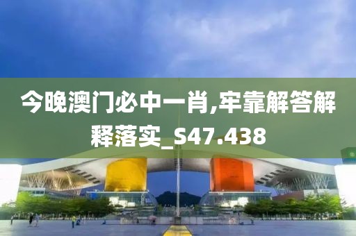 今晚澳門(mén)必中一肖,牢靠解答解釋落實(shí)_S47.438