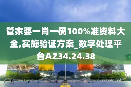 管家婆一肖一碼100%準資料大全,實施驗證方案_數(shù)字處理平臺AZ34.24.38