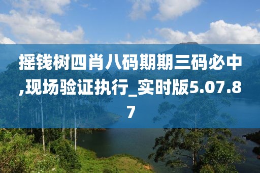 搖錢樹四肖八碼期期三碼必中,現(xiàn)場驗證執(zhí)行_實時版5.07.87