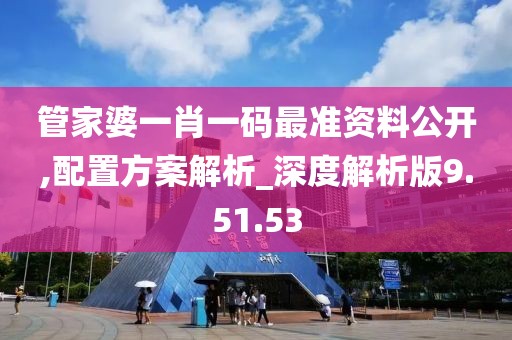 管家婆一肖一碼最準(zhǔn)資料公開,配置方案解析_深度解析版9.51.53