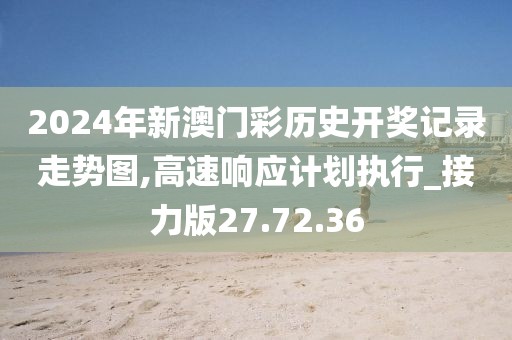 2024年新澳門彩歷史開獎(jiǎng)記錄走勢(shì)圖,高速響應(yīng)計(jì)劃執(zhí)行_接力版27.72.36