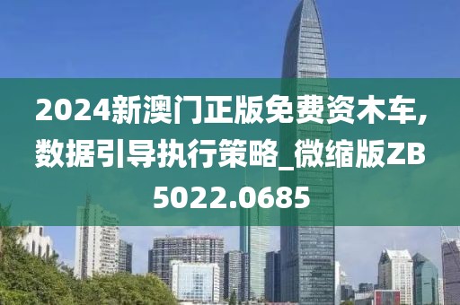 2024新澳門(mén)正版免費(fèi)資木車,數(shù)據(jù)引導(dǎo)執(zhí)行策略_微縮版ZB5022.0685