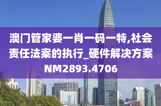 澳門管家婆一肖一碼一特,社會(huì)責(zé)任法案的執(zhí)行_硬件解決方案NM2893.4706
