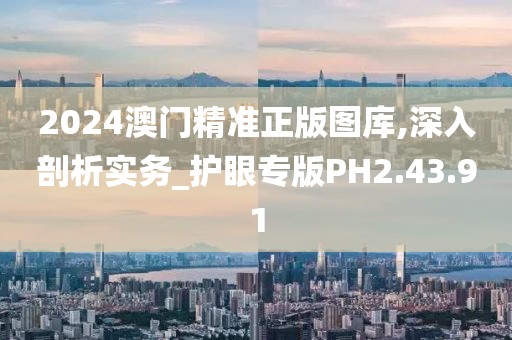 2024澳門精準正版圖庫,深入剖析實務_護眼專版PH2.43.91
