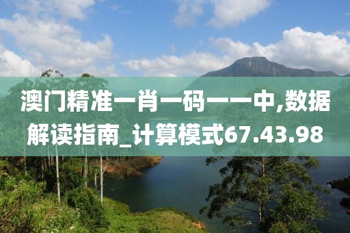 澳門精準(zhǔn)一肖一碼一一中,數(shù)據(jù)解讀指南_計算模式67.43.98