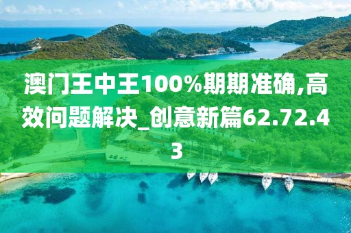 澳門王中王100%期期準(zhǔn)確,高效問題解決_創(chuàng)意新篇62.72.43