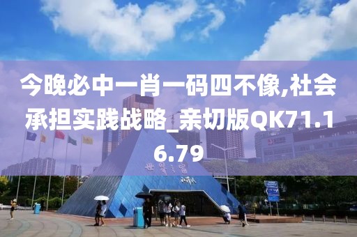 今晚必中一肖一碼四不像,社會承擔實踐戰(zhàn)略_親切版QK71.16.79