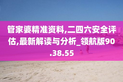 管家婆精準(zhǔn)資料,二四六安全評(píng)估,最新解讀與分析_領(lǐng)航版90.38.55