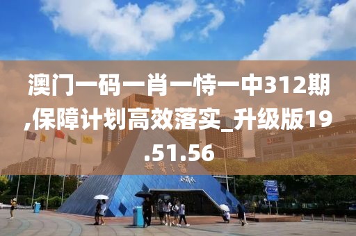 澳門一碼一肖一恃一中312期,保障計劃高效落實_升級版19.51.56