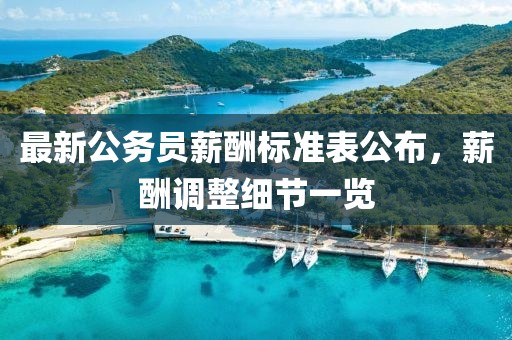 最新公務員薪酬標準表公布，薪酬調整細節(jié)一覽