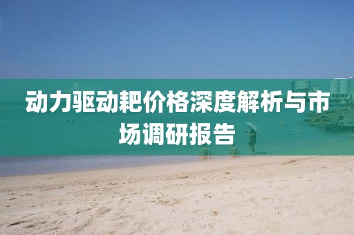 動力驅(qū)動耙價格深度解析與市場調(diào)研報告