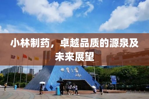 小林制藥，卓越品質(zhì)的源泉及未來展望