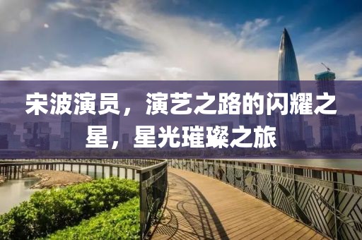 宋波演員，演藝之路的閃耀之星，星光璀璨之旅