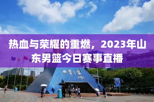 熱血與榮耀的重燃，2023年山東男籃今日賽事直播