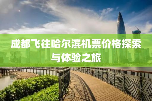 成都飛往哈爾濱機(jī)票價格探索與體驗之旅