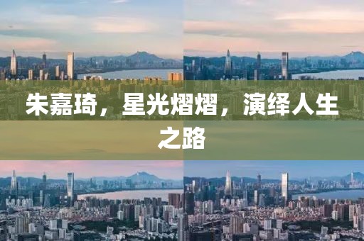 朱嘉琦，星光熠熠，演繹人生之路