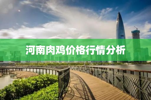 河南肉雞價格行情分析