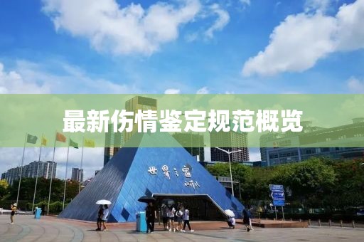 最新傷情鑒定規(guī)范概覽