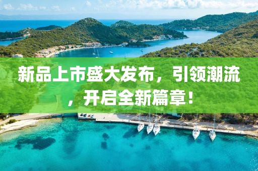 新品上市盛大發(fā)布，引領潮流，開啟全新篇章！