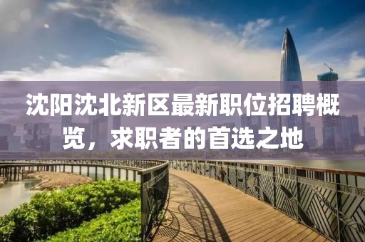 沈陽(yáng)沈北新區(qū)最新職位招聘概覽，求職者的首選之地
