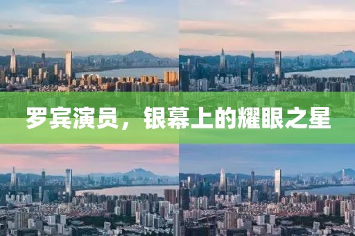 羅賓演員，銀幕上的耀眼之星