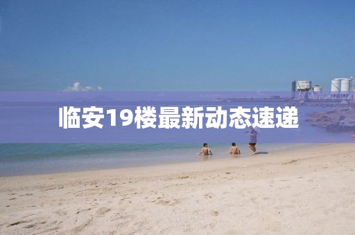 臨安19樓最新動態(tài)速遞
