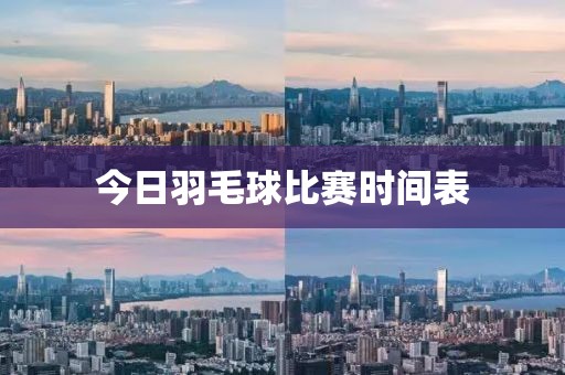 今日羽毛球比賽時(shí)間表