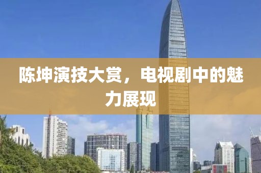陳坤演技大賞，電視劇中的魅力展現(xiàn)