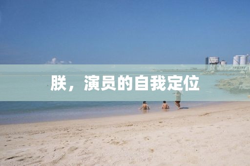 朕，演員的自我定位