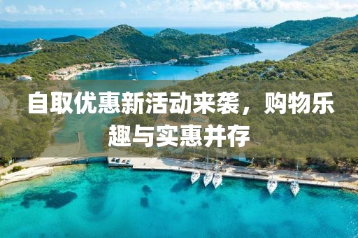 自取優(yōu)惠新活動來襲，購物樂趣與實惠并存