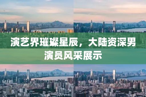 演藝界璀璨星辰，大陸資深男演員風(fēng)采展示