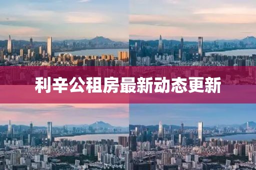 利辛公租房最新動態(tài)更新