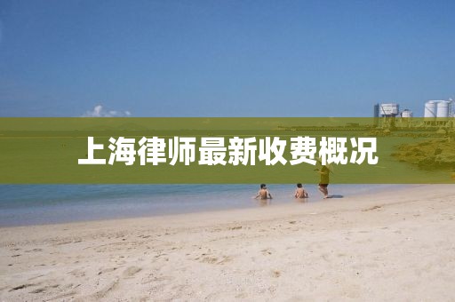 上海律師最新收費概況