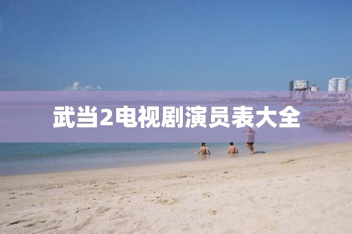 武當(dāng)2電視劇演員表大全