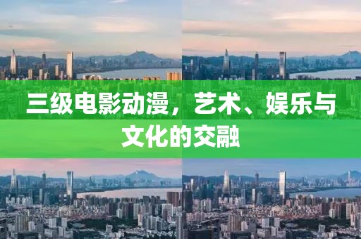 三級電影動漫，藝術、娛樂與文化的交融