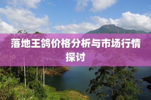 落地王鴿價(jià)格分析與市場行情探討