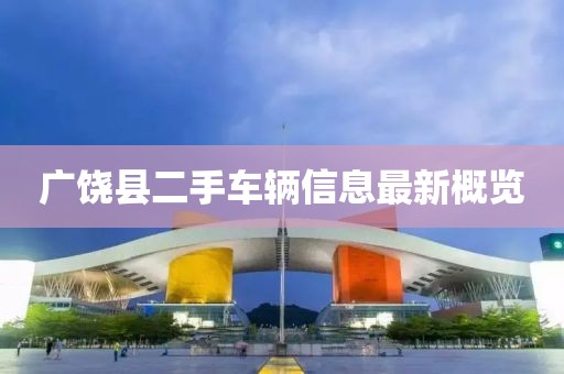 廣饒縣二手車輛信息最新概覽