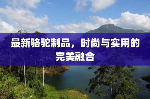 最新駱駝制品，時尚與實用的完美融合