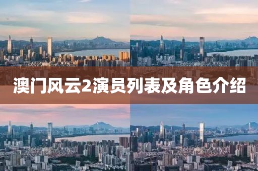 澳門風(fēng)云2演員列表及角色介紹