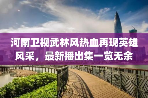 河南衛(wèi)視武林風(fēng)熱血再現(xiàn)英雄風(fēng)采，最新播出集一覽無余