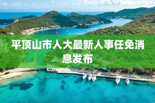 平頂山市人大最新人事任免消息發(fā)布